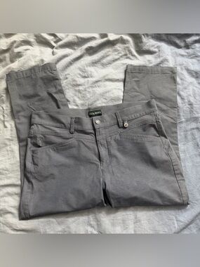 GOLFINO Women's Slim Straight Pants in Gray